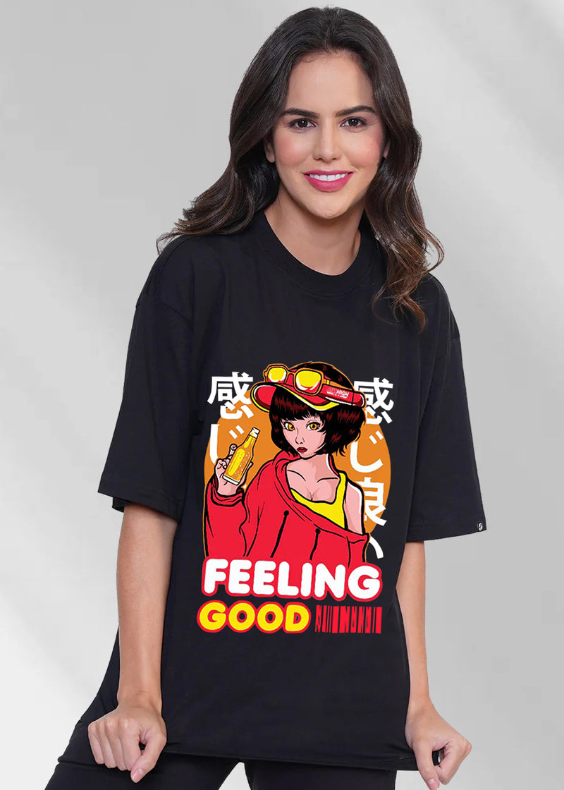 Feeling Good Women Oversize T-Shirt