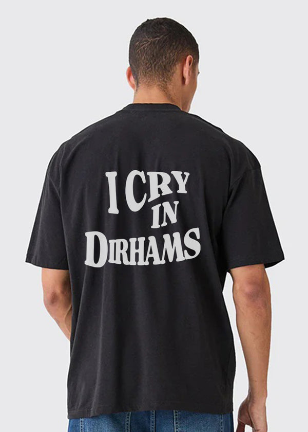 I Cry In Dirhams Oversize T-Shirt