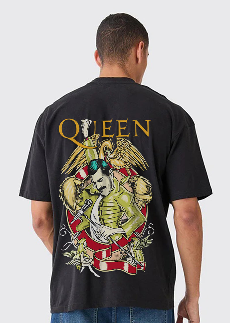 Queen Band Men Oversize T Shirt Teeserdubai